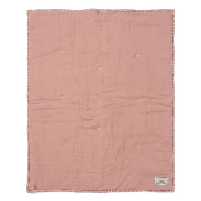 Pablo Throw | Old Rose Gauze