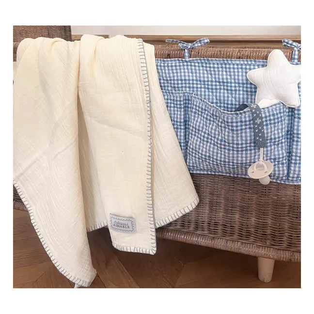 Pablo Throw | Vanilla Gauze