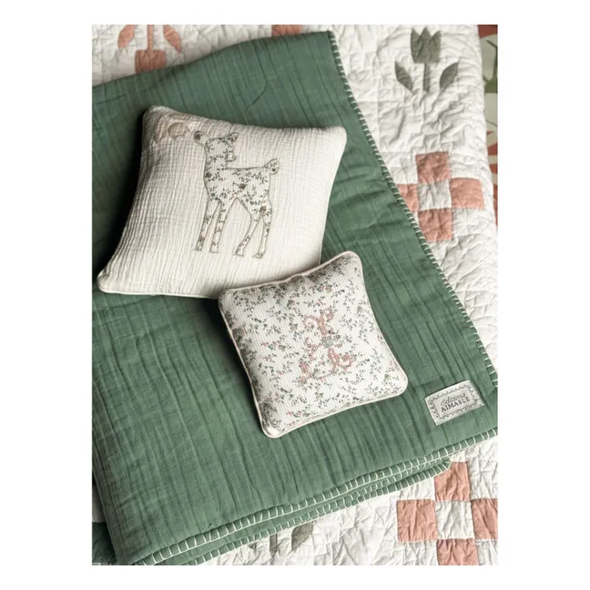 Pablo Throw | Moss Green Gauze