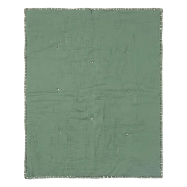 Plaid Pablo | Gaze Vert Mousse