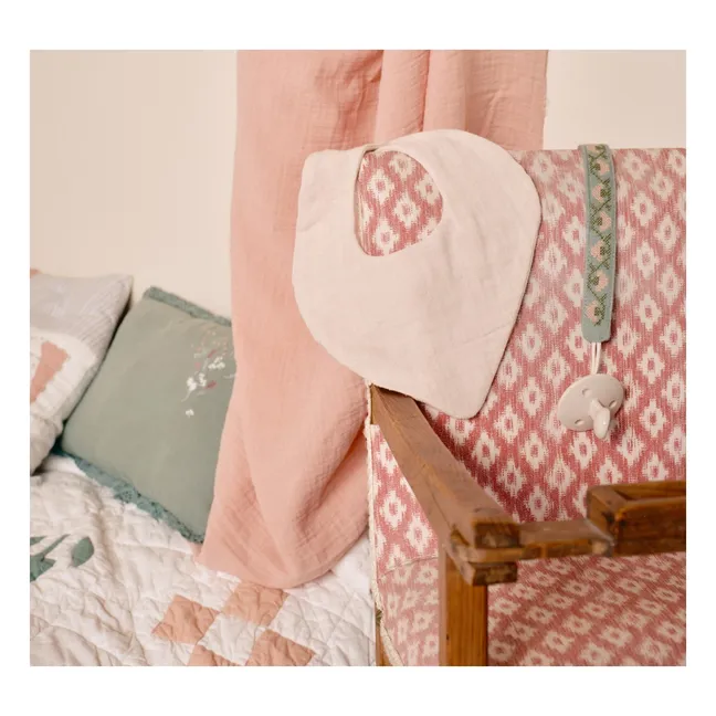 Bandana Brigitte - Set of 2 | Raspberry Stripes Poplin