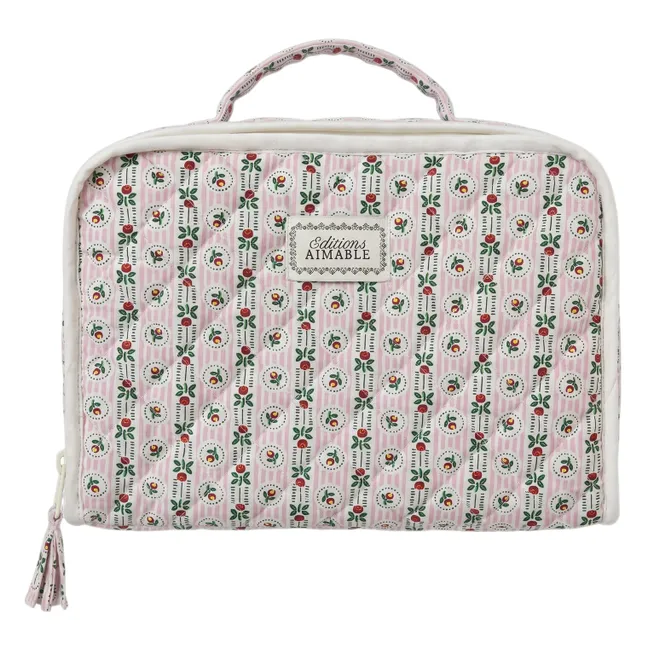 Vadim fabric suitcase | Pommette Poplin