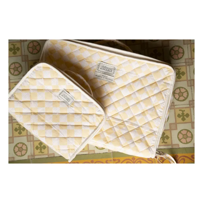 Vadim fabric suitcase | Harlequin Poplin
