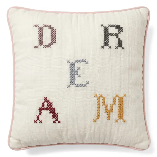 Dream Clovis cushion | Ivory Gauze