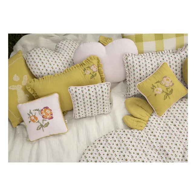 Clovis cheekbone cushion | Pommette Poplin