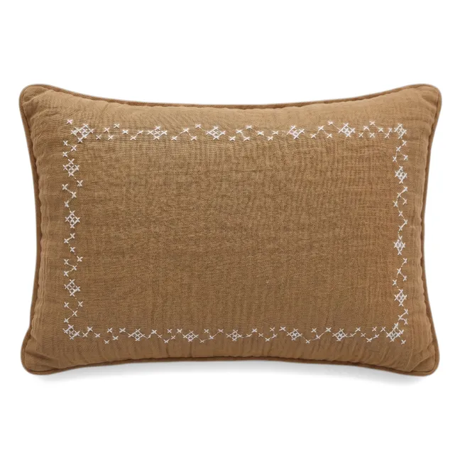 Coussin frise cowboy Camille | Gaze Noisette