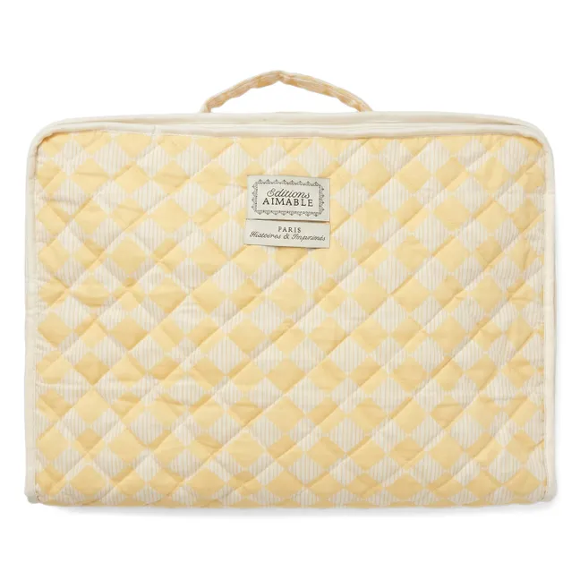 Vadim fabric suitcase | Harlequin Poplin
