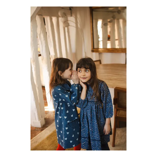 Robe Mahana Léopard Denim | Bleu