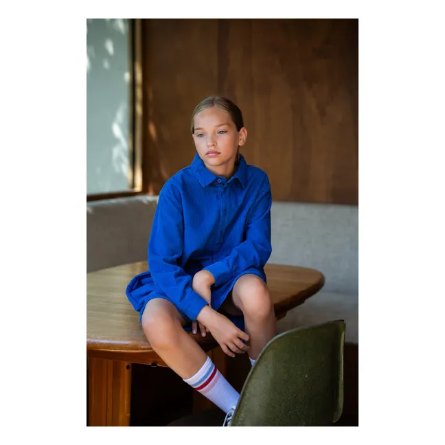 Robe Chemise Silva | Bleu électrique