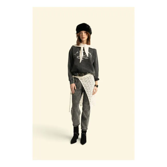 Sweat Catherine Coton Bio | Noir