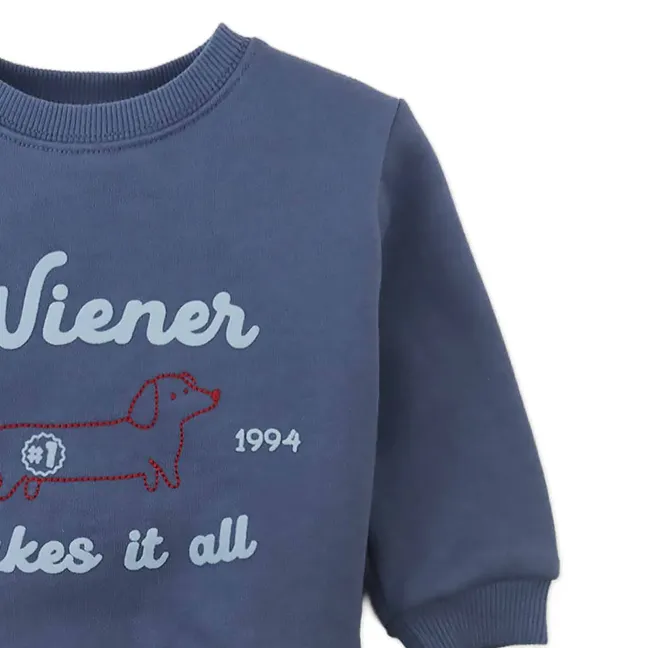 Riccardo Baby Dog Sweatshirt | Blue
