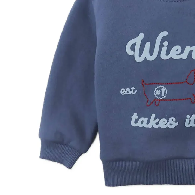 Riccardo Baby Dog Sweatshirt | Blue