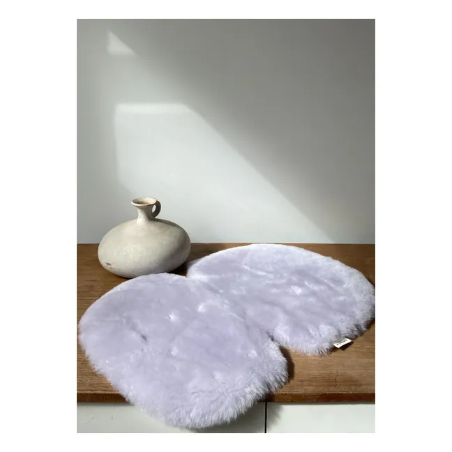 Sheepskin for Strollers and Carriers - 68x44 cm | Lilac