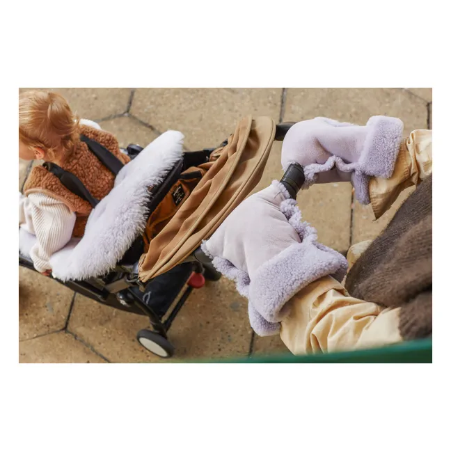 Sheepskin for Strollers and Carriers - 68x44 cm | Lilac