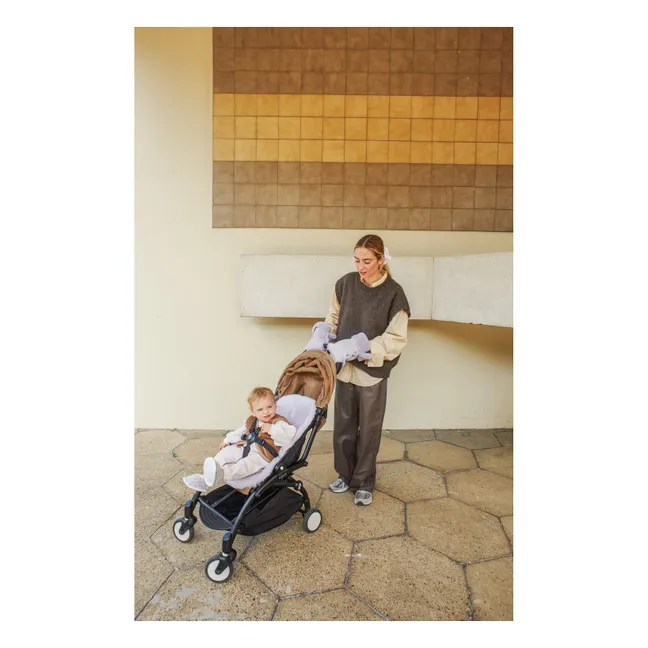 Sheepskin for Strollers and Carriers - 68x44 cm | Lilac