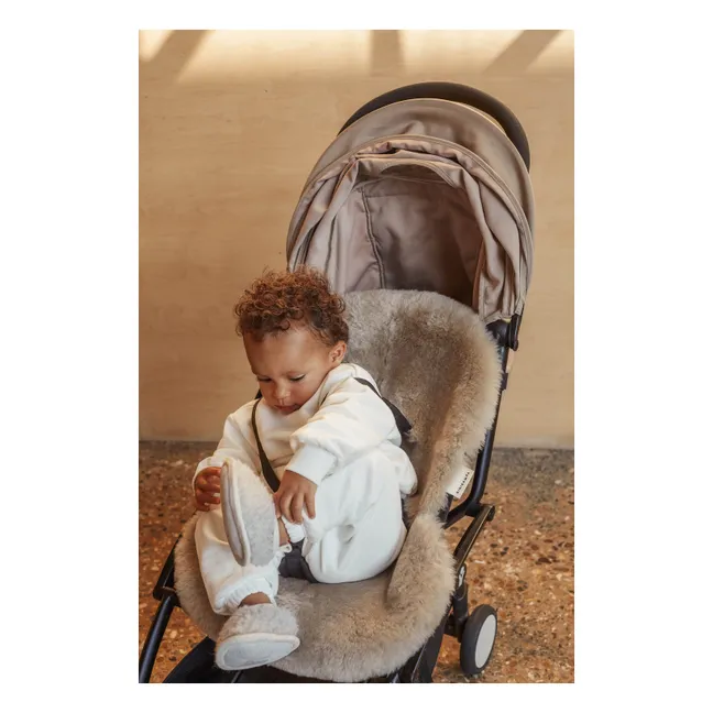 Sheepskin for Strollers and Carriers - 68x44 cm | Toast