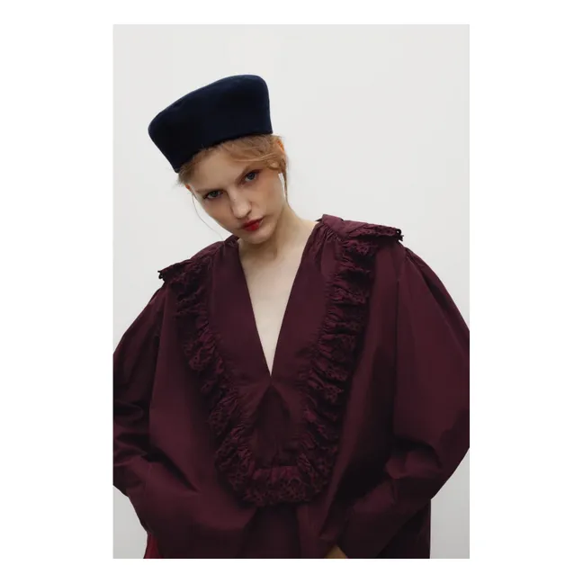 Blouse Vega Coton | Bordeaux