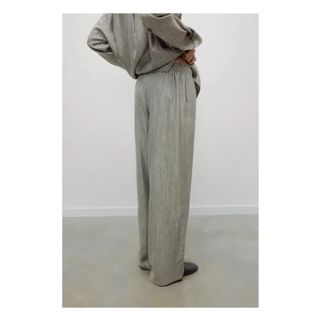 Pantalon Iris | Argenté
