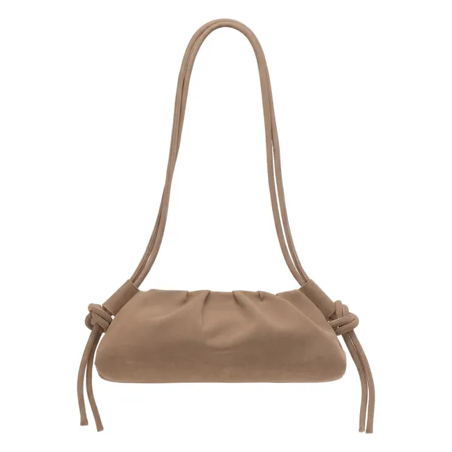 Sac Dumpling Suède | Marron clair 
