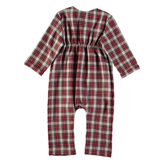 Pyjama Cosi Tartan Coton Bio | Rouge