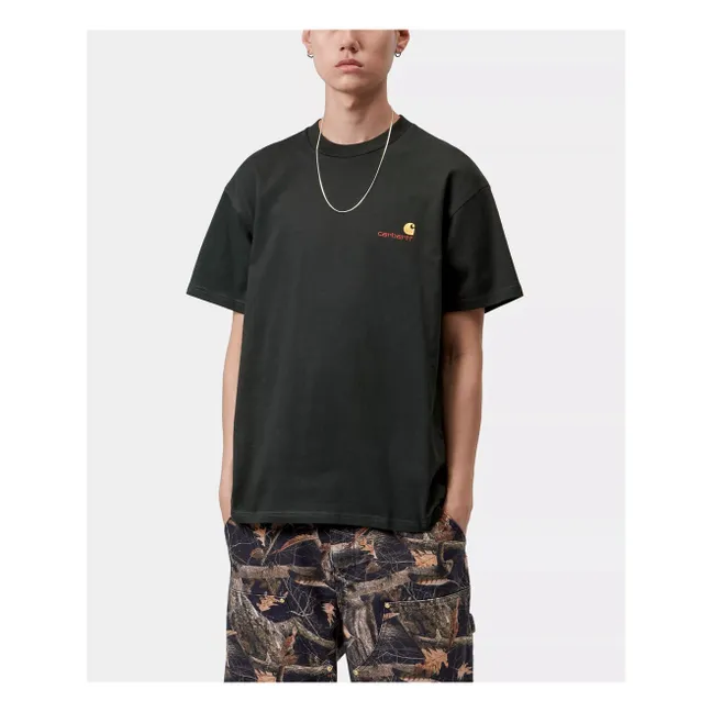 T-shirt American Script | Noir