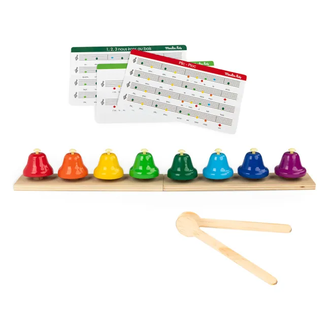 8 clochettes musicales - Les Popipop