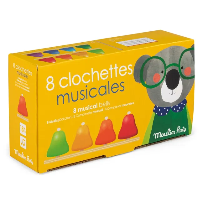 8 clochettes musicales - Les Popipop
