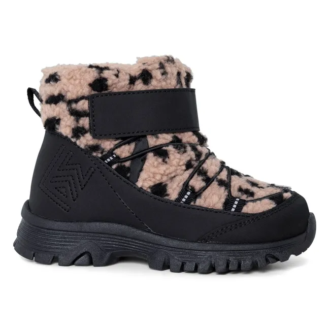 Boots Aliza Léopard | Marron