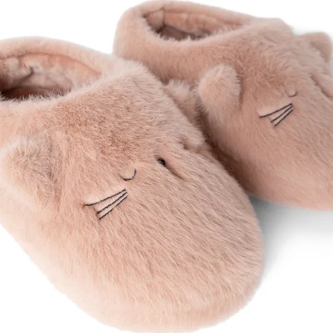 Chaussons Aviaja Chats Fibres Recyclées | Rose