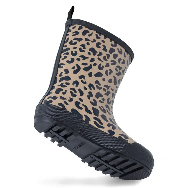 Bottes de Pluie Mason Léopard | Marron