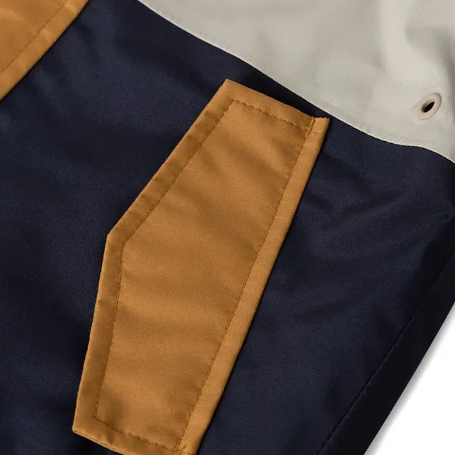 Ensemble de Pluie Manu Colorblock Fibres Recyclées | Vert foncé