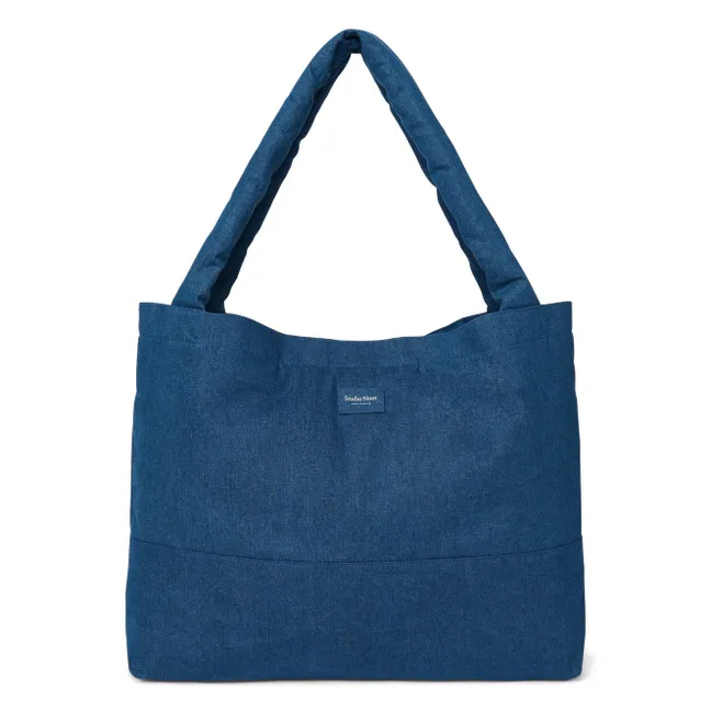 Denim mom bag