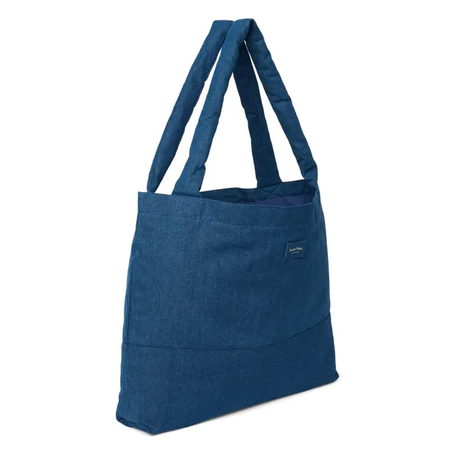 Denim mom bag