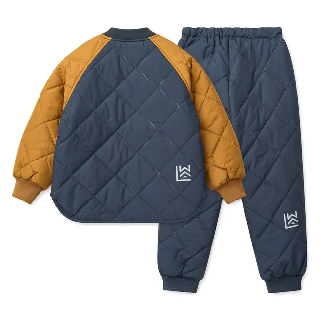 Ensemble Thermique Zella Fibres Recyclées | Bleu nuit