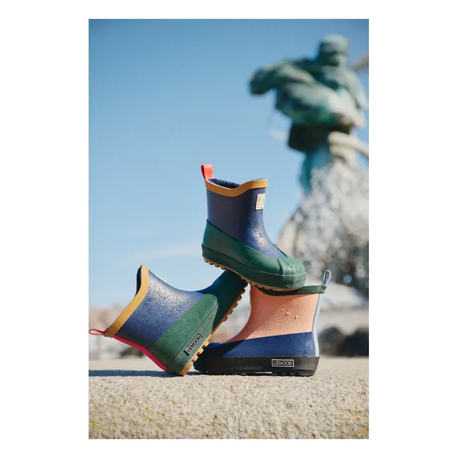 Bottes de Pluie Isaac Colorblock | Bleu marine