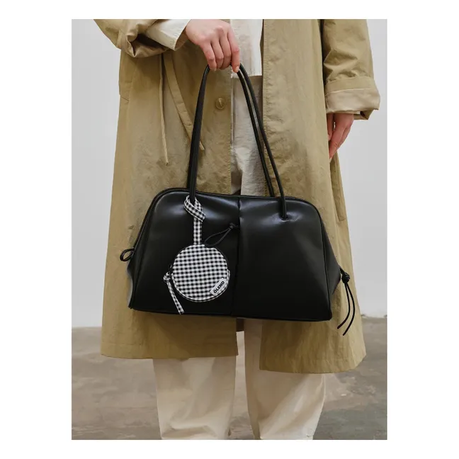 Charm Circular Mini Purse Vichy | Noir