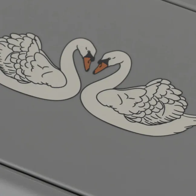 Swan Lunch Box | Blue