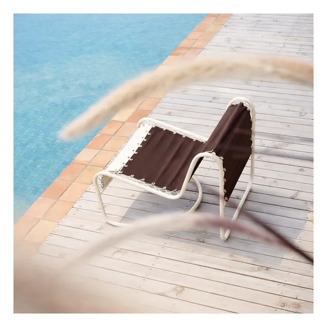 Fauteuil d'extérieur Campo | Brun