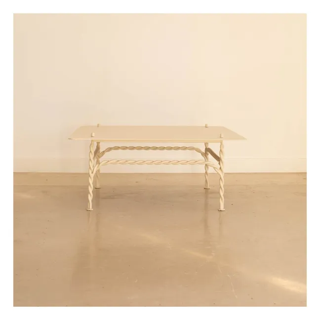 Table basse Torsade | Ecru