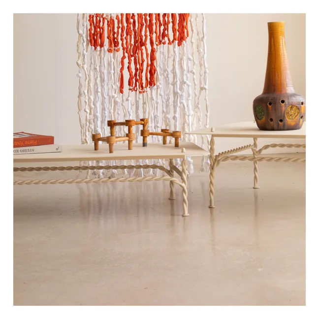 Table basse Torsade | Ecru