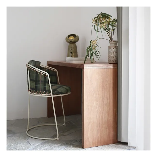 Chaise Palmer velours tartan | Vert