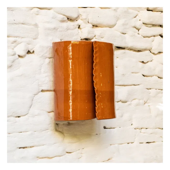 Ines Ceramic Wall Sconce | Caramel