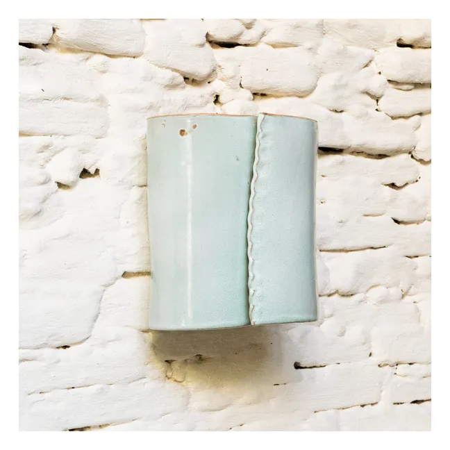 Ines Ceramic Wall Sconce | Light blue