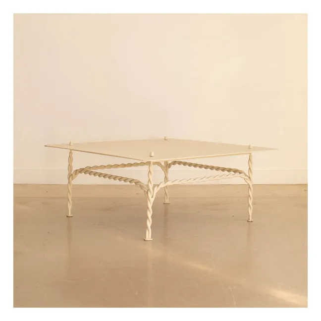 Table basse Torsade | Ecru