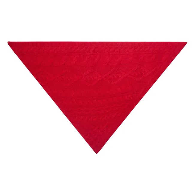 Foulard Triangle Sacha Cachemire | Rouge