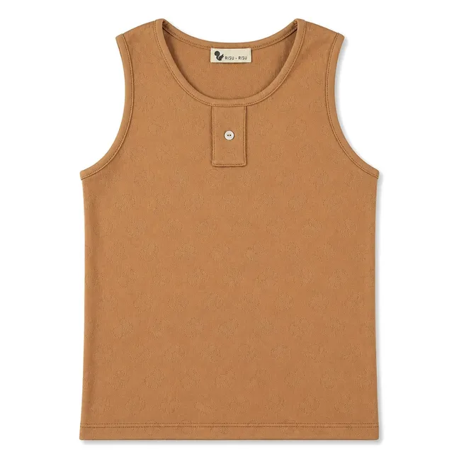 Débardeur Catcheur Coton Bio | Caramel