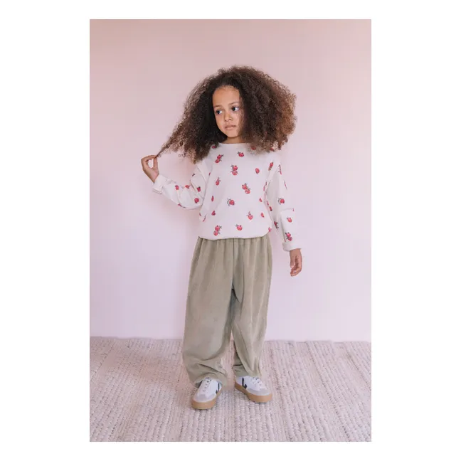 Lala Grenades Organic Cotton T-Shirt | Ecru