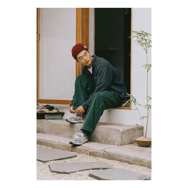 Pantalon Fatigue Velours Côtelé | Vert forêt
