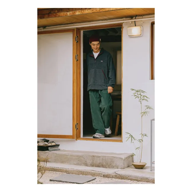 Pantalon Fatigue Velours Côtelé | Vert forêt