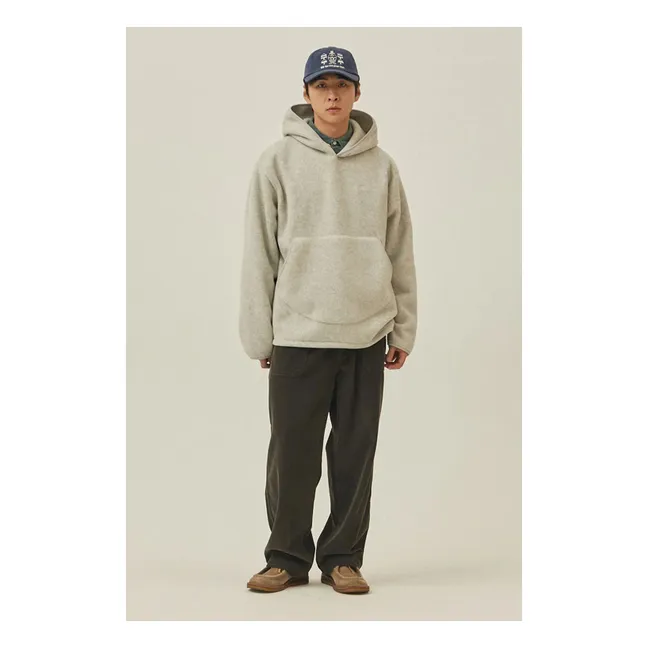 Pantalon Fatigue Velours Côtelé | Gris anthracite